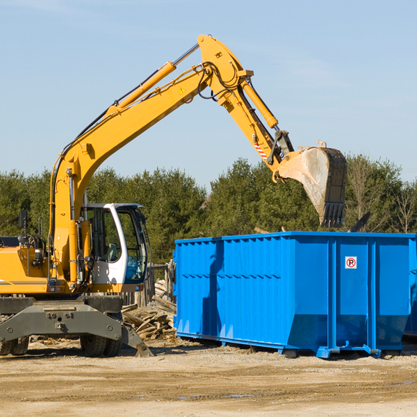 can i choose the location where the residential dumpster will be placed in Singers Glen Virginia